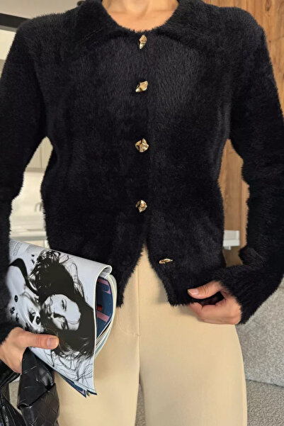 TOZLU Women's Soft Yarn Knitwear Jacket (Available in S-M-L)