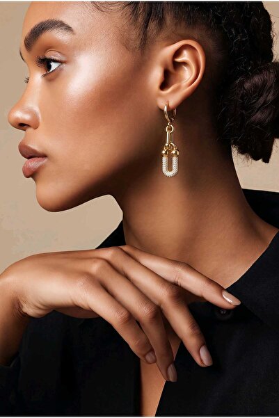 Generic Brand MELINA EARRINGS, 14K GOLD PLATED STAINLESS STEEL