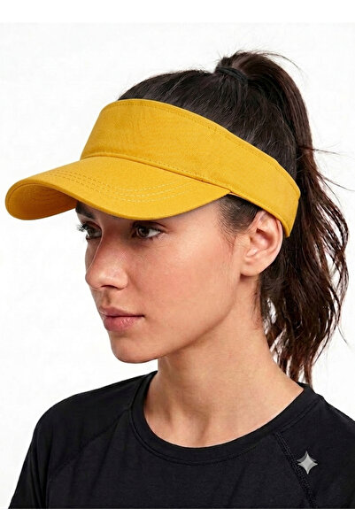 STELLA VESTİNO Unisex Cotton Gabardine Visor Hat - Sun Protection Sports Tenn...