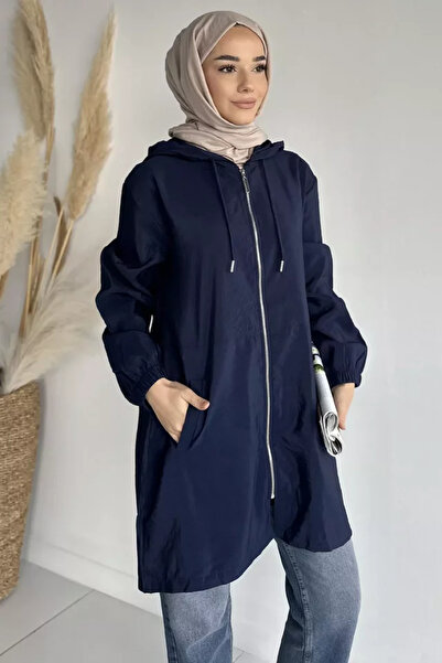 TOZLU Căciulă cu glugă și fermoar, cu design sezonier, pentru hijab
