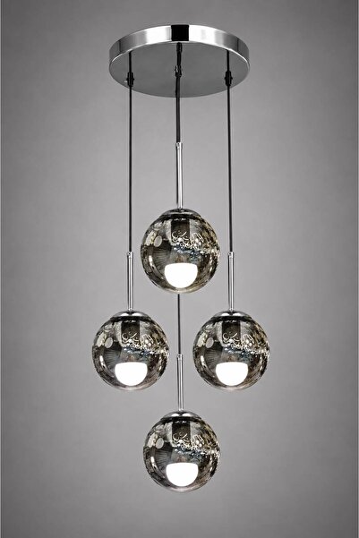 MINIMAL ETICARET VE BILGI TEKNOLOJILERI The Line Silver Chrome 4'lü Füme Cam ...