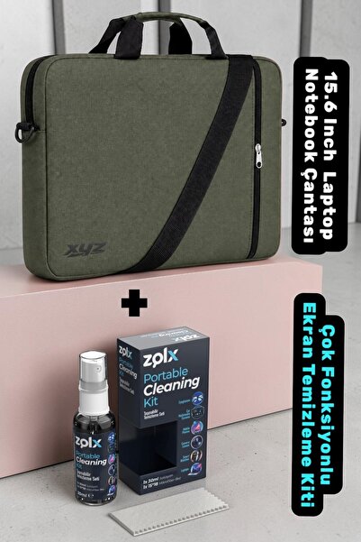 Classone XYZ-T27 15.6 Inch Macbook Laptop Notebook Çantası + Zolx Çok Fonksiy...