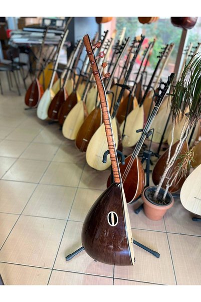 Bircanmüzik Özel Yapım Venge Kısa Sap Bağlama (soft kılıf, yedek tel ve mızrap hediye)