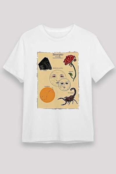 Darkhane Scorpio Themed Illustration Printed T-Shirt
