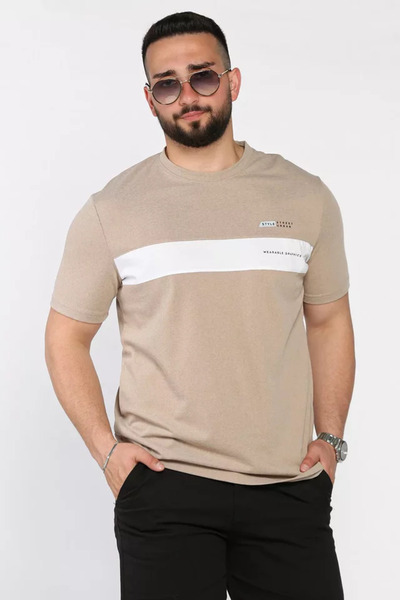 TOZLU Tricou cu imprimeu pentru bărbați