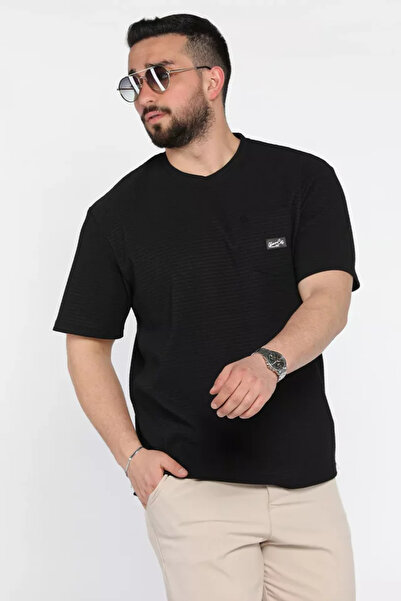 TOZLU Ανδρικό T-Shirt Crew Neck με τσέπη
