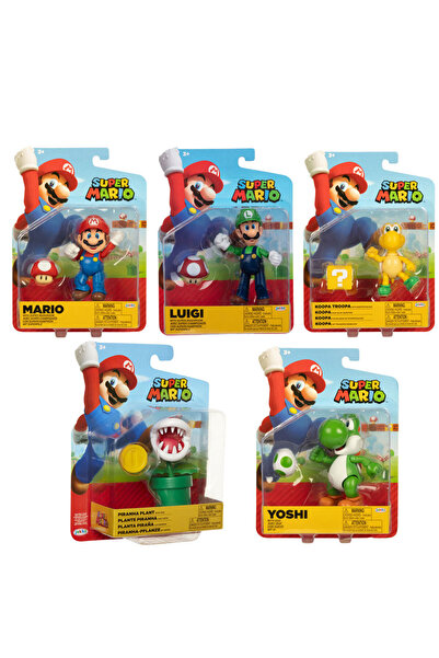Jakks Pacific Figurină asortată Super Mario Bros 10cm