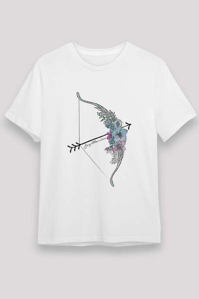 Darkhane Floral Sagittarius Theme Printed T-Shirt