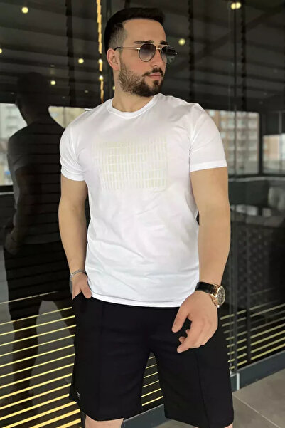 TOZLU Muška majica sa okruglim izrezom i printom
