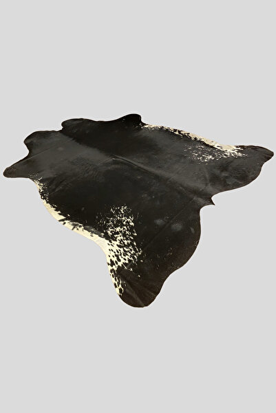 Nuance Atelier Home Hakiki Dana Post Halı - Siyah - 205 x 235 cm