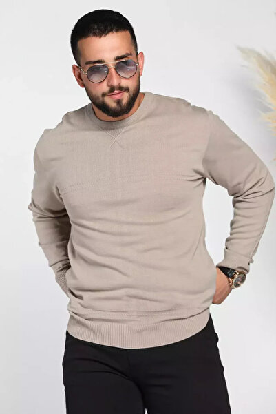 TOZLU Pulover pentru bărbați, cu decolteu rotund, cu model