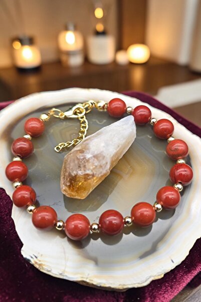 NBS Beautiful Naturel Stones Jasper Women's Bracelet Natural Stone Quality