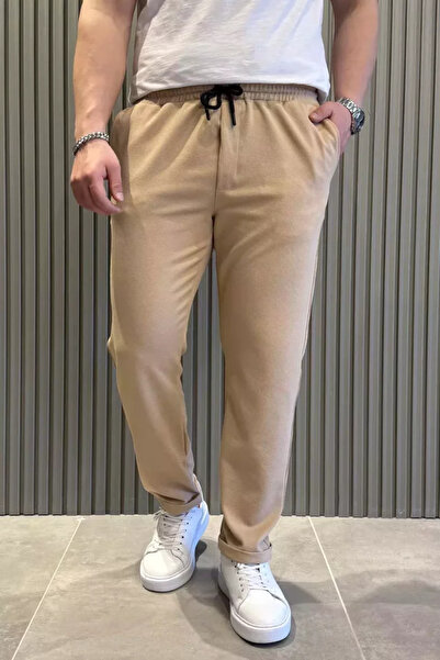 TOZLU Pantaloni pantaloni jogger cu două picioare pentru bărbați