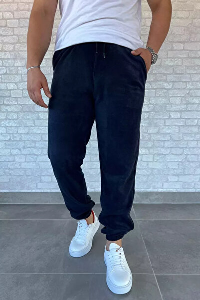 TOZLU Men's Fleece Sweatpants with Elastic Waist and Cuffs