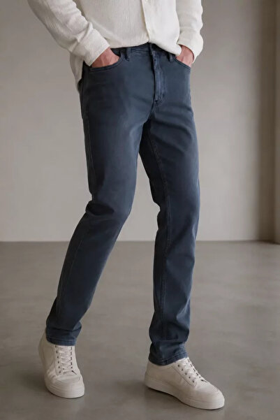 TOZLU Men's Lycra Gabardine Trousers