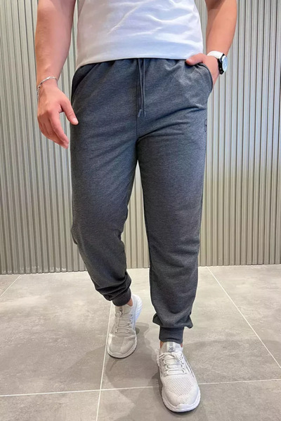 TOZLU Men's Ribbed Cuffed Sweatpants