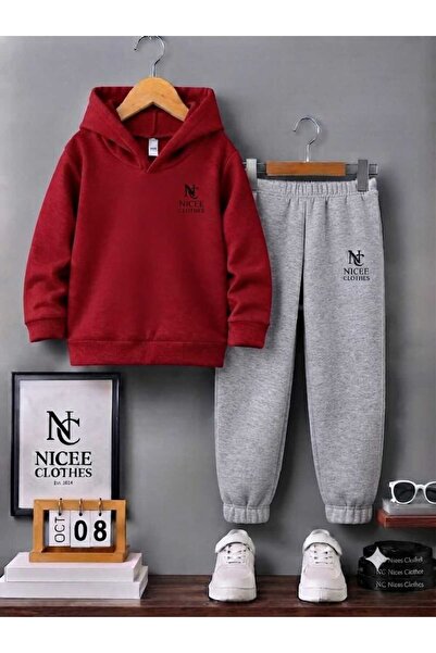 NC Nicee Clothes Children's Unisex Tracksuit Set (Nc Nice Clothes Printed on ...