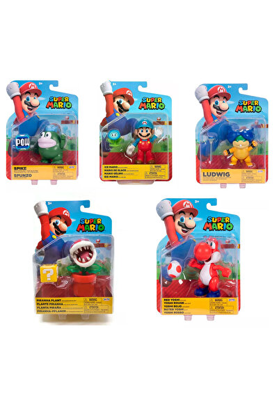 Jakks Pacific Figurină asortată Super Mario Bros, ediția 39, 10cm