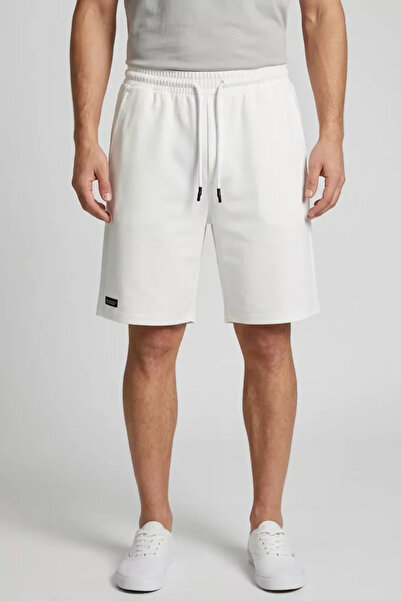 TOZLU Men's Elastic Waist Shorts