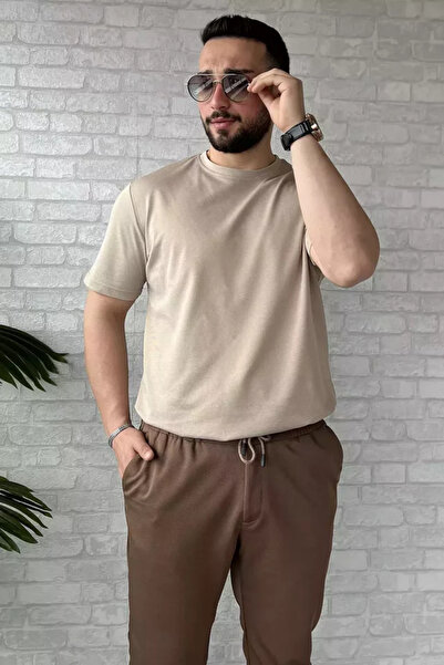 TOZLU Ανδρικό μπλουζάκι Basic με λαιμόκοψη ποδηλάτου