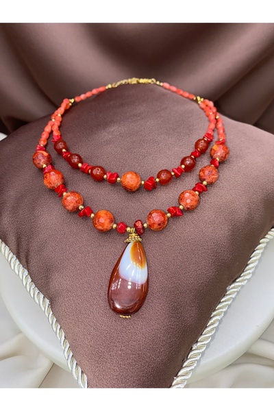 sitrini Stone Gift Accessory Rock, Stone Necklace