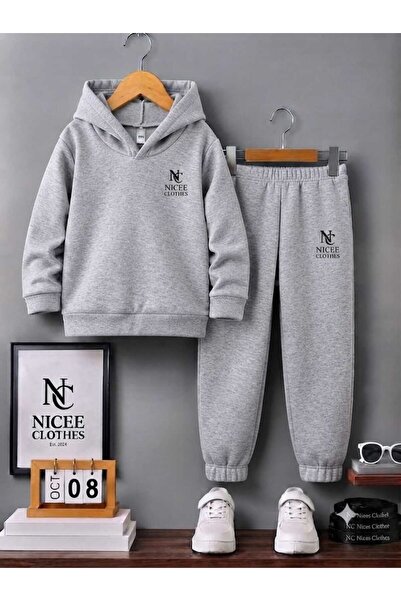 Generic Brand Children's Unisex Tracksuit Set (Nc Nice Clothes Printed on the...