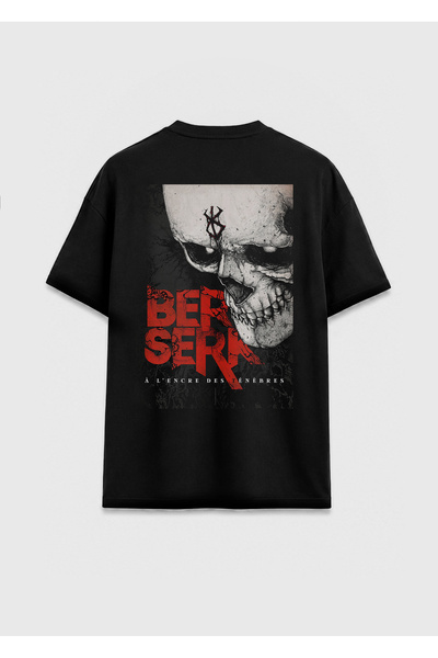 Darkia Berserk anime specijalni dizajn, unisex crna majica sa štampanjem na p...
