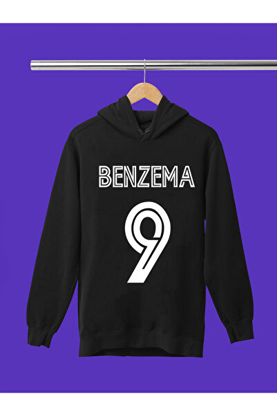 MAGORS KARIM BENZEMA ŠTAMPANA DEČJA MAJICA SA KAPULJAČOM OD MEKANE TEKSTURE K...