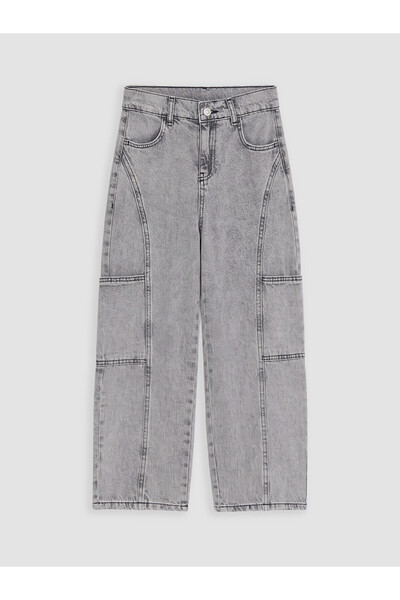LC Waikiki Gray wide fit boy's jeans