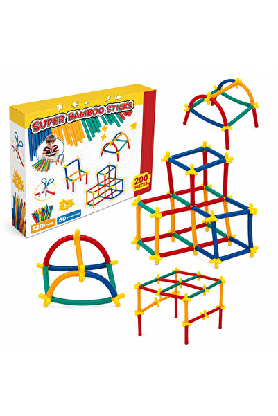 kumkumticaret 03461 Super Bamboo Sticks 200 Pieces