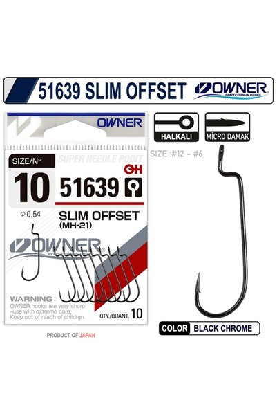 Owner 51639 Slim Offset İğne
