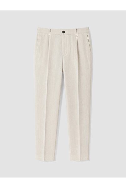LC Waikiki Pantaloni plisați pentru bărbați NEVAVM Regular Fit cu diferență d...