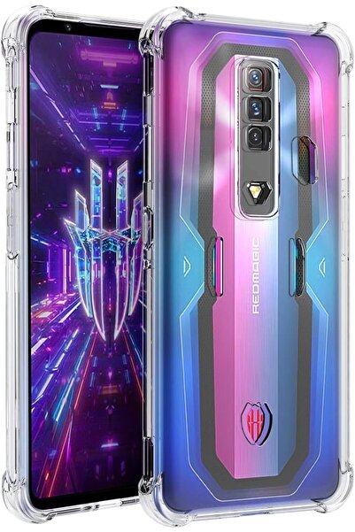 NEONI Clear TPU Case for ZTE Nubia Red Magic 7, Shockproof Flexible Cover wit...