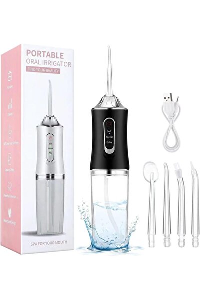 NEONI Cordless Water Dental Flosser, 3 Modes, 4 Jets, USB Rechargeable, IPX7 ...