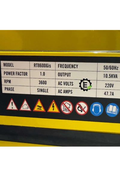 Royalty Japan Technology 10.5Kw Inverter Generator Silent Gasoline Petrol Engine