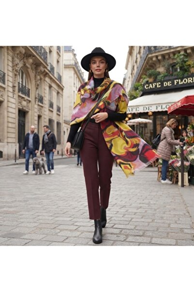 Generic Brand Multicolored Pfyy Scarf Shawl