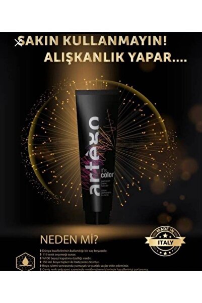 Artego it’s color profesyonel 8NN-8.00 150 ml soğuk açık kumral saç boyası