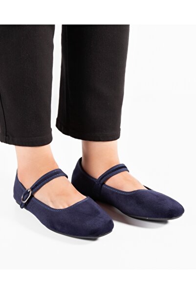 ALOGO Women's Mary Jane Ballet Flats with Adjustable Strap and Flat Sole