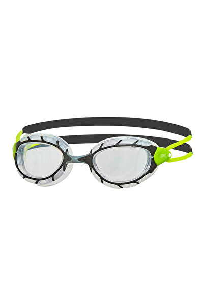 Zoggs PREDATOR REGULAR FIT BLACK/LIME/CLEAR — Χρώμα Μαύρο/ lime/Διαφανο