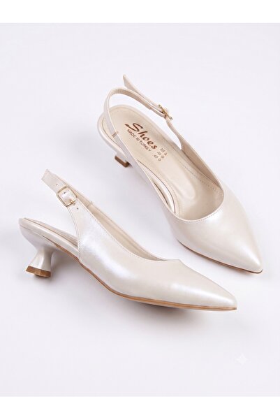 DYG STORE Women's 4 cm Heeled Pointed Toe Evening Dress Shoes