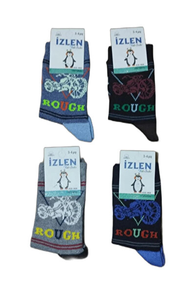 EfemİcGiyim 9-10 Year Old Boys Seasonal Long Socks 12 Pack