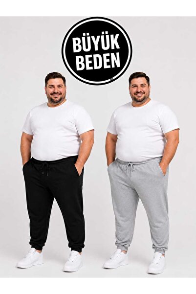 TREND ALİSSE 2 Lİ SET XS-7XL ARASI BÜYÜK BEDEN MAXFİT EŞOFMAN ALTI