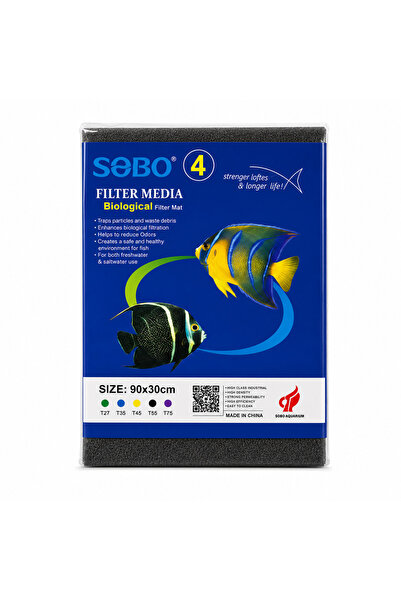 Sobo 9030 Biyolojik Filtre Süngeri 90x30 cm Akvaryum Filtre Süngeri