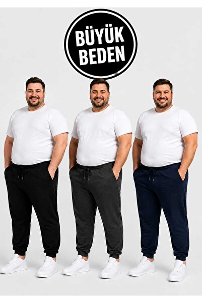 TREND ALİSSE 3 LÜ SET XS-7XL ARASI BÜYÜK BEDEN MAXFİT EŞOFMAN ALTI
