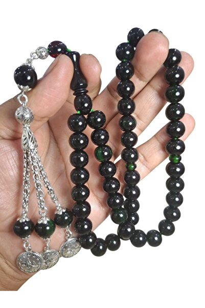 Cekke Tesbih Original Sıkma Kehribar 11 mm 45 Habbe Prayer Beads Suitable for...