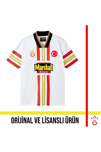 Galatasaray Licensed 1998-1999 White Retro Jersey E251568