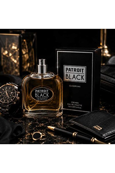 Genel Markalar Gabrini Patroit Black For Men Eau de Toilette (EDT) Erkek Parf...