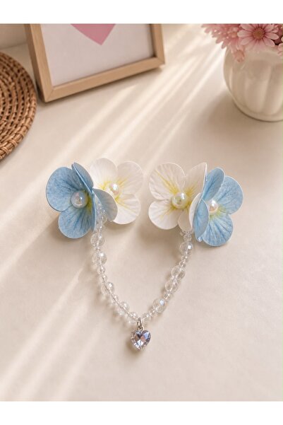 Generic Brand Girl's Floral Claw Clip Hairpin Bead Chain Braided Hair Accesso...