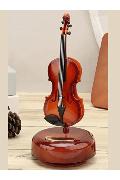 mucit home Hareketli Keman Müzik Kutusu - Nostaljik Keman Müzikli Dönence
