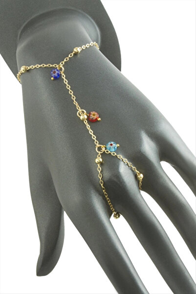 Mercansa Flower Enamel Beads Şahmeran